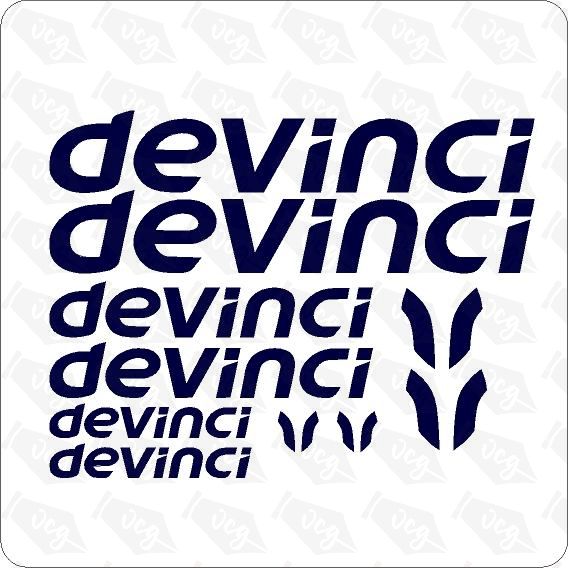 DevincI Bicycle Sticker Set