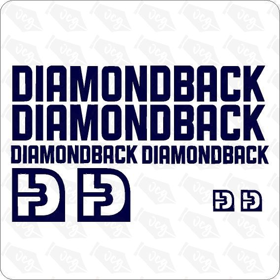 Diamond Back Bicycle Sticker Set