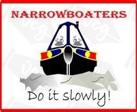 Funny Do It Slowly Narrowboat Sticker