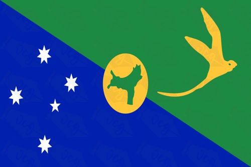 Christmas Island flag sticker 