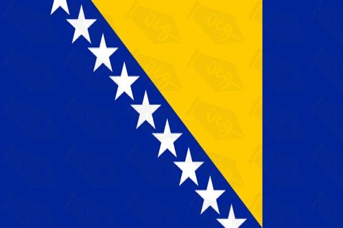 Bosnia and Herzegovina flag Sticker 