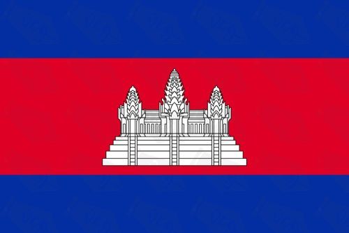 Cambodia flag sticker 