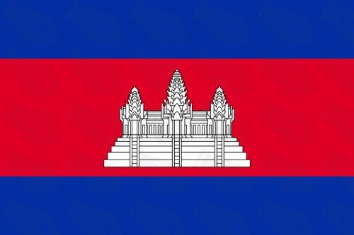 Cambodia flag sticker 
