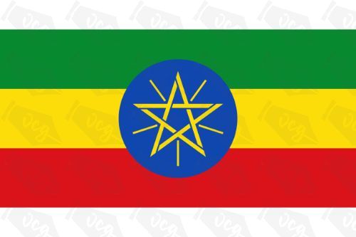 Ethiopia Flag Sticker