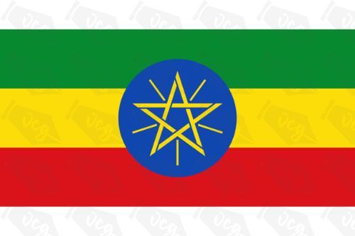 Ethiopia Flag Sticker