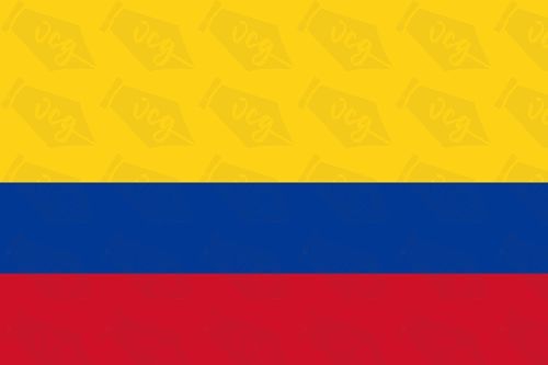 Colombia flag sticker 