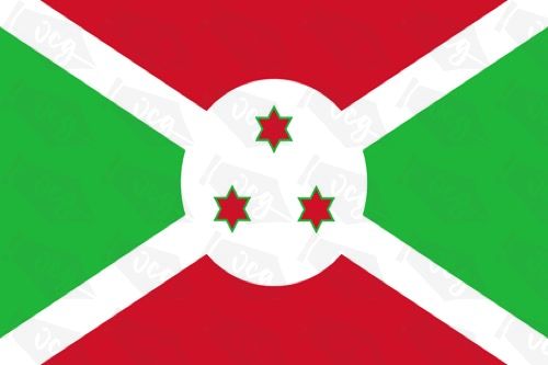 Burundi flag sticker