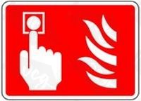 Fire Alarm Safety Sticker