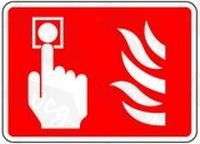 Fire alarm Safety Sticker