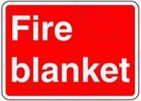 Fire Blanket 1 Safety Sticker