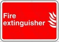 Fire Extinguisher 4 Safety Sticker