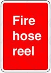 Fire hose reel 2 Safety Sticker