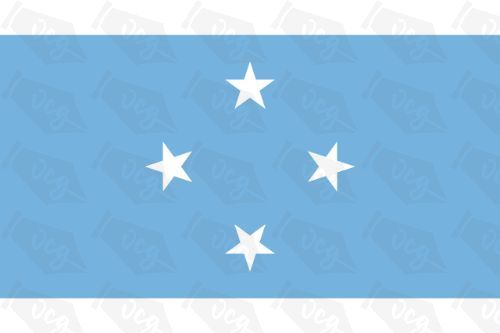 Micronesia Flag Sticker