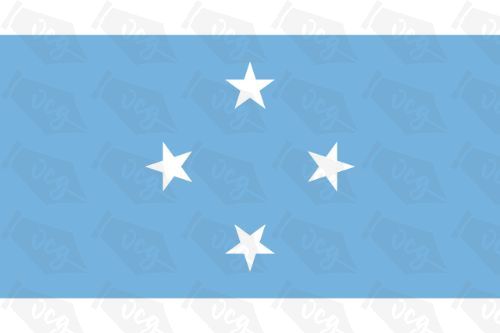 Micronesia Flag Sticker