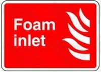 foaminlet Safety Sticker