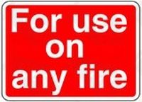 For use on any fire Safety Sticker