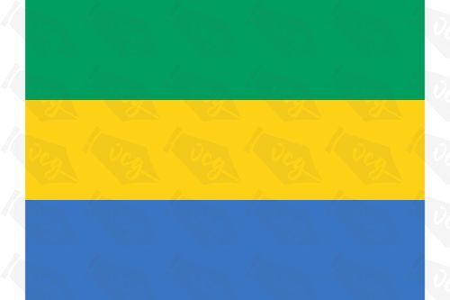 Gabon Flag Sticker