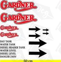 Gardner Engine Room Decal Set