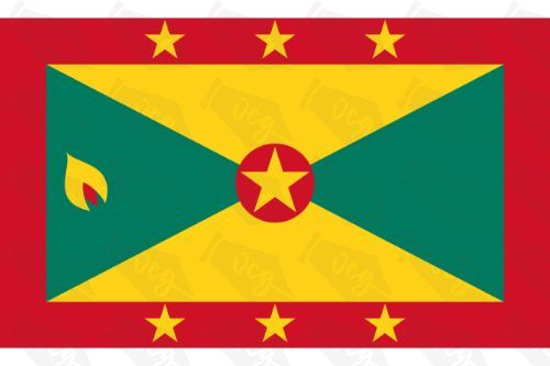 Grenada Flag Sticker