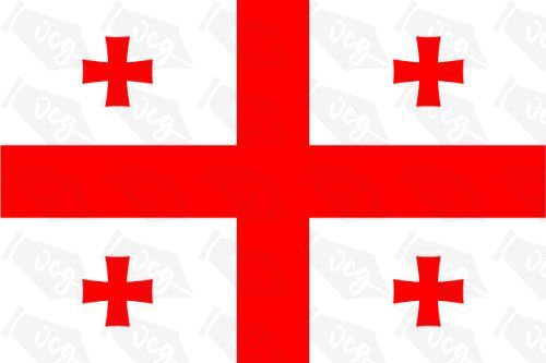 Georgia Flag Sticker