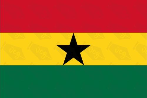 Ghana Flag Sticker