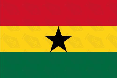 Ghana Flag Sticker