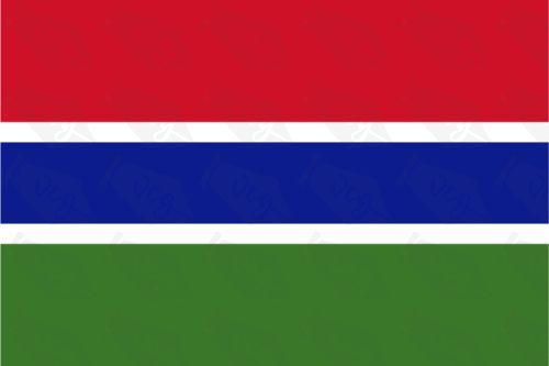 Gambia Flag Sticker