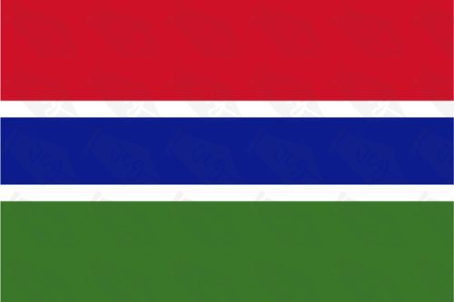 Gambia Flag Sticker