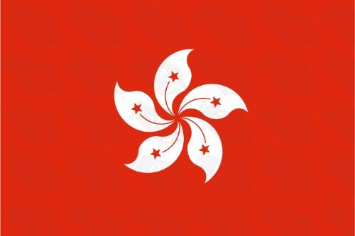 Hong Kong Flag Sticker