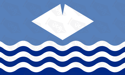 Isle of Wight Flag Sticker