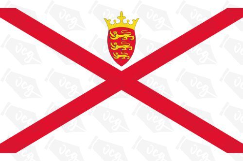 Jersey Flag Sticker