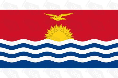 Kiribati Flag Sticker