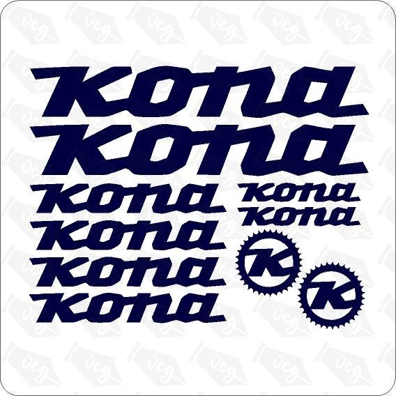 KONA BICYCLE STICKER SET V1