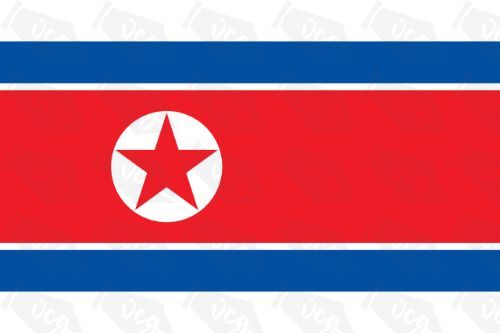 North Korea Flag Sticker