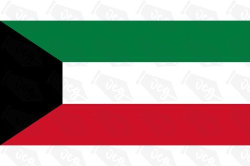 Kuwait Flag Sticker