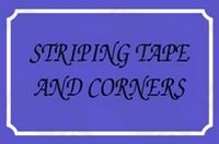 Narrowboat Striping Tape / coachlines and four Corners panel Kit