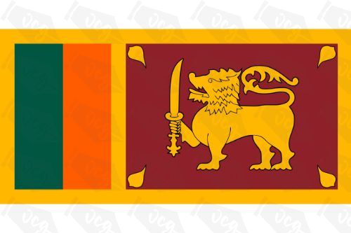 Sri Lanka Flag Sticker