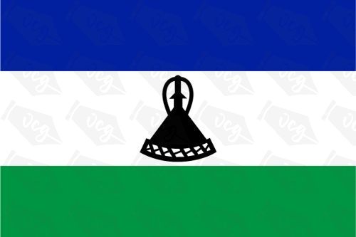 Lesotho Flag Sticker