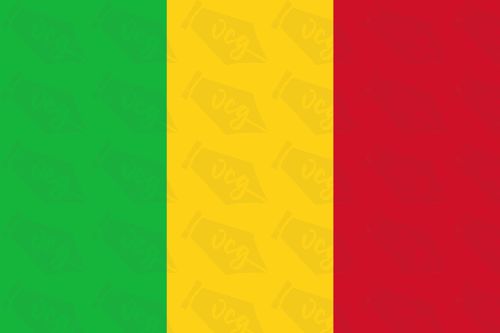 Mali flag sticker