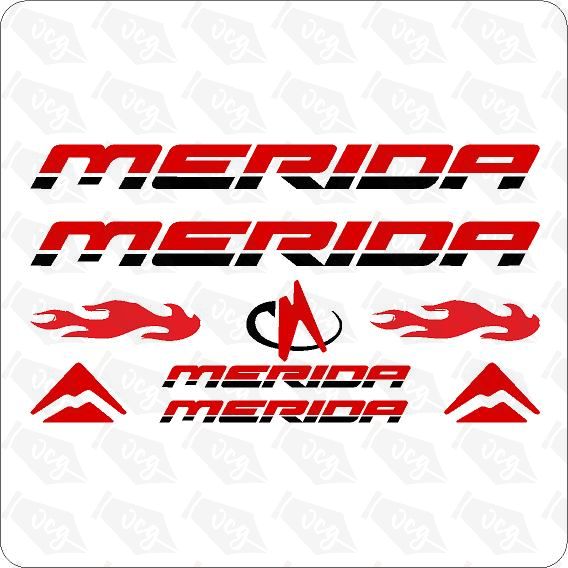 MERIDA BICYCLE STICKER SET