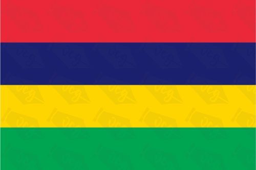 Mauritius Flag Sticker