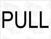 Pull Sticker