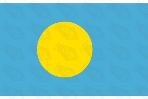 Palau Flag Sticker