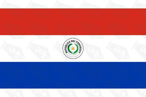 Paraguay Flag Sticker