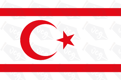Republic of Northern Cyprus flag sticker