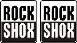 Rock Shox Oblong Logo Bicycle Sticker Decals