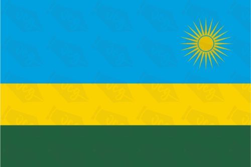 Rwanda Flag Sticker