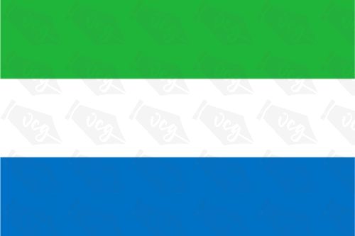 Sierrra Leone Flag Sticker