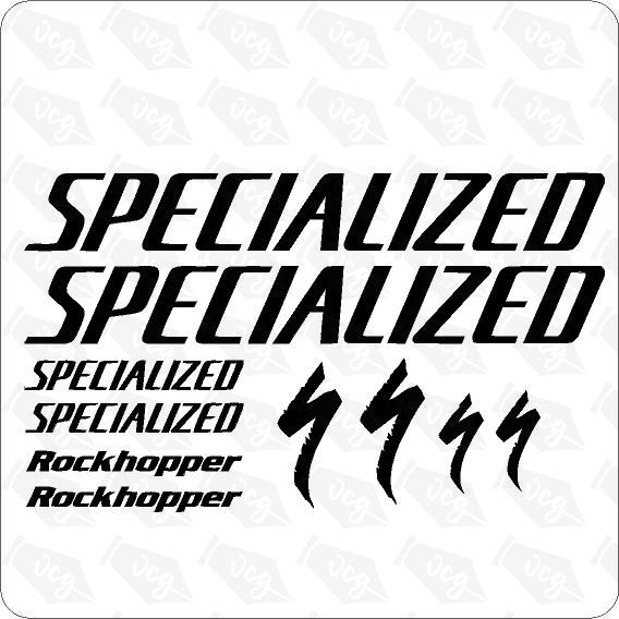 Specialized Rockhopper Bicycle Decal Sticker Set