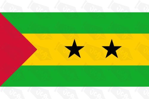 Sao Tome flag sticker